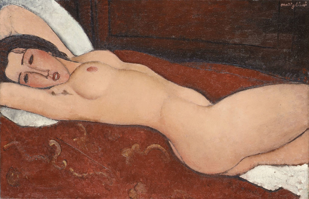 sensual modigliani: 'Reclining Nude' (1917) 
