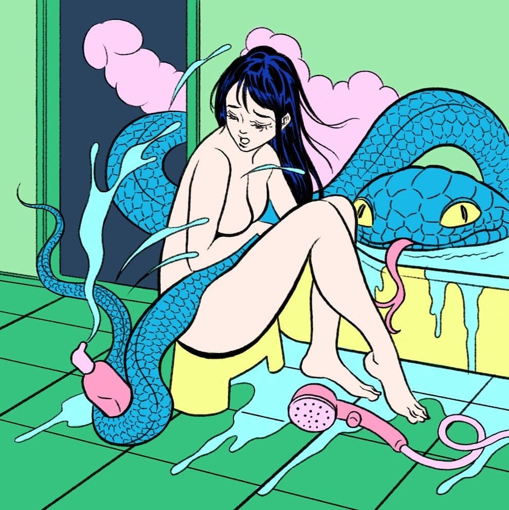 'How to shower with your snake' by Pigo Lin