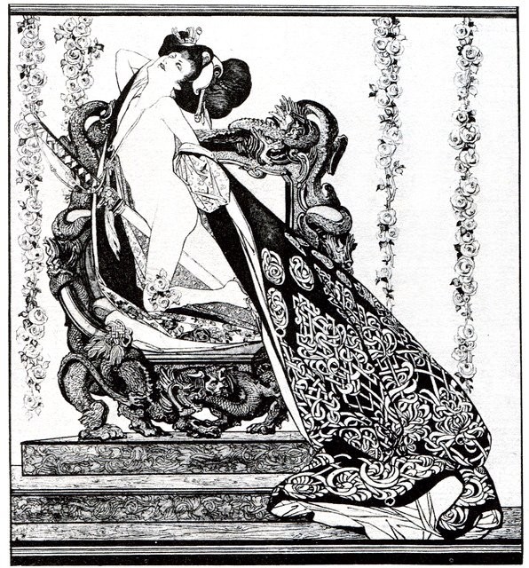 Franz Von Bayros geisha