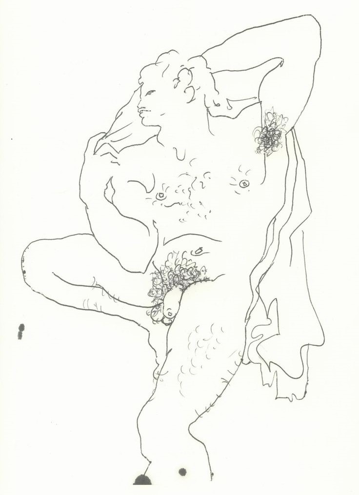 jean cocteau resting man