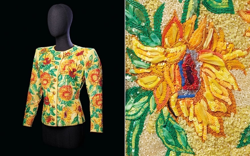 yves saint laurent acket inspired by Van Gogh