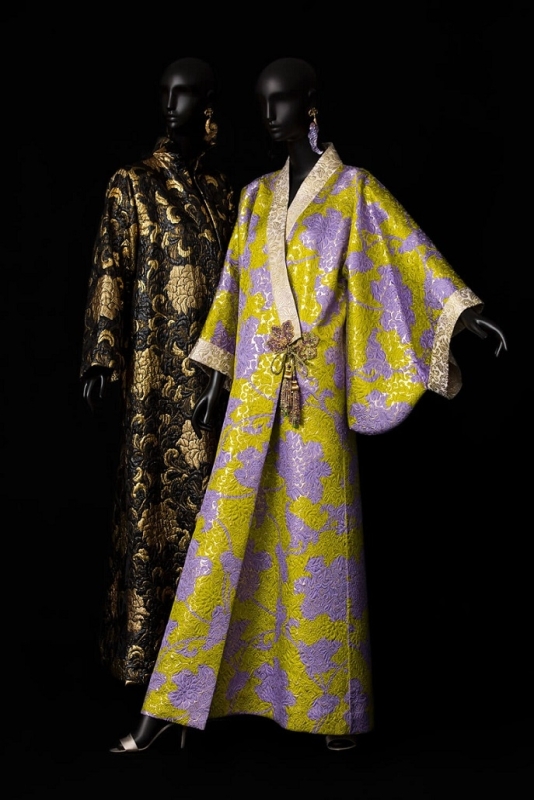 yves saint laurent Evening ensemble in the Asian style