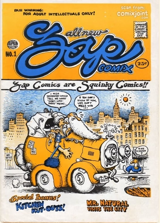 Zap Comix #1 with Mr. Natural on the cover