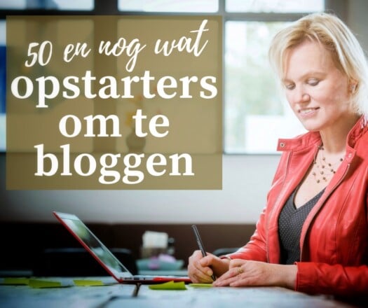 Opstarters om te bloggen