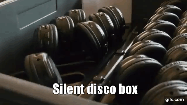 Silent disco box