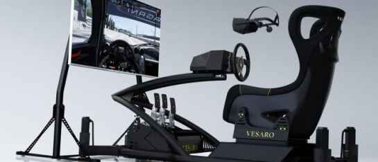 Bewegende 4D VR race simulator huren