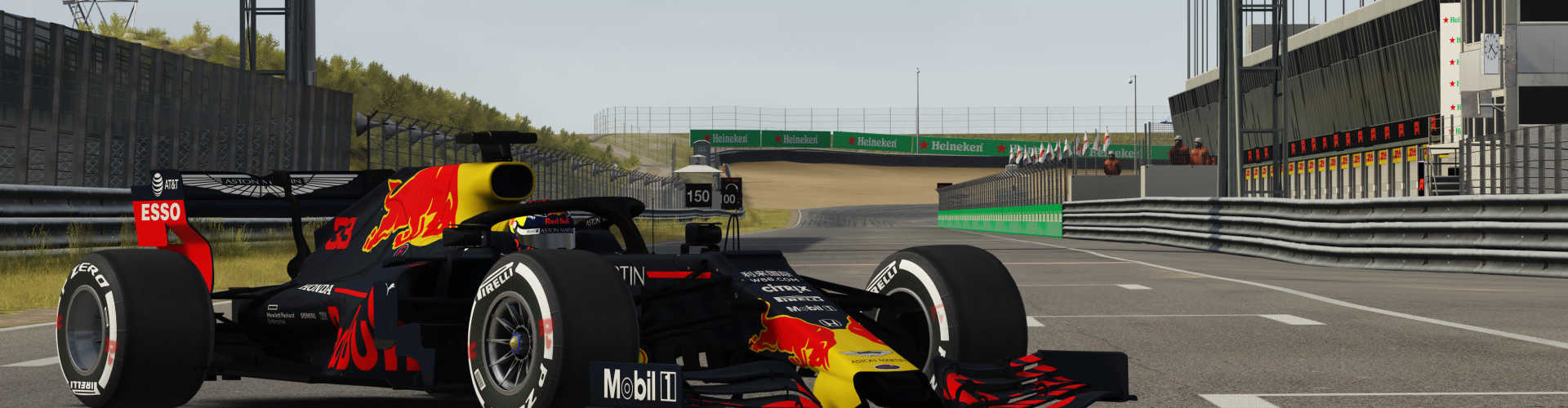 F1 sim racen op Zandvoort