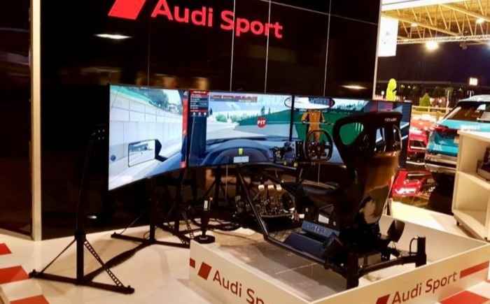 Race simulator branding