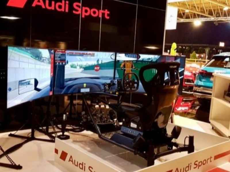 Race simulator bij Audi Sport