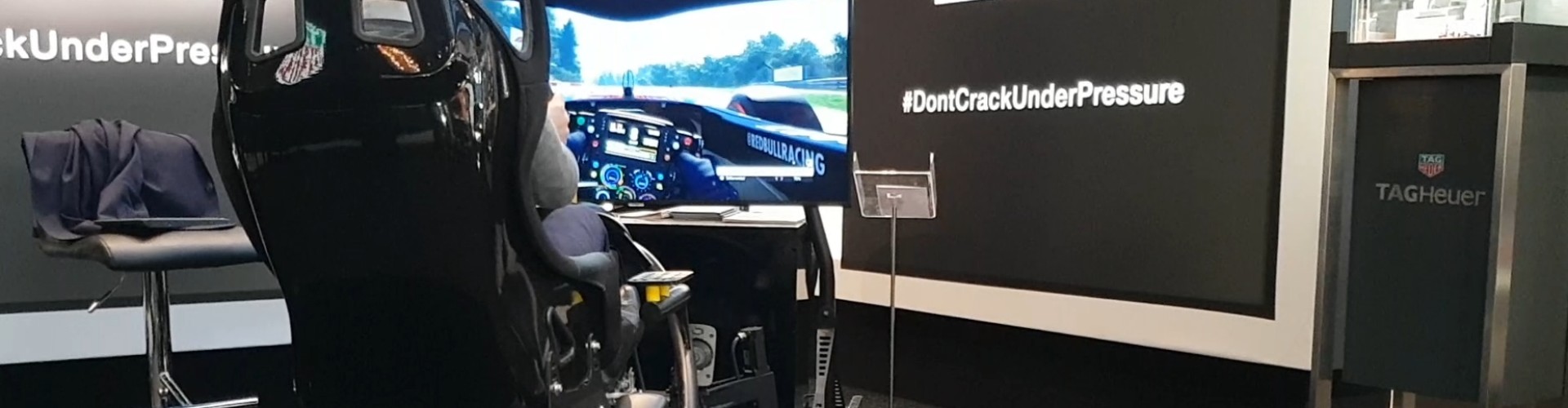 Race simulator voor een feest of evenement.