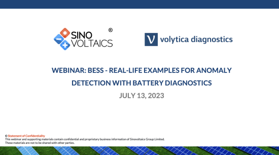 Webinar 16: BESS - Real Life Examples for Anomaly Detection with Battery Diagnostics