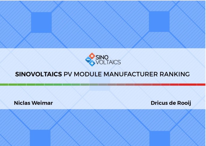 Sinovoltaics Ranking Reports: Edition 2-2021 PV Modules, Inverters, Storage