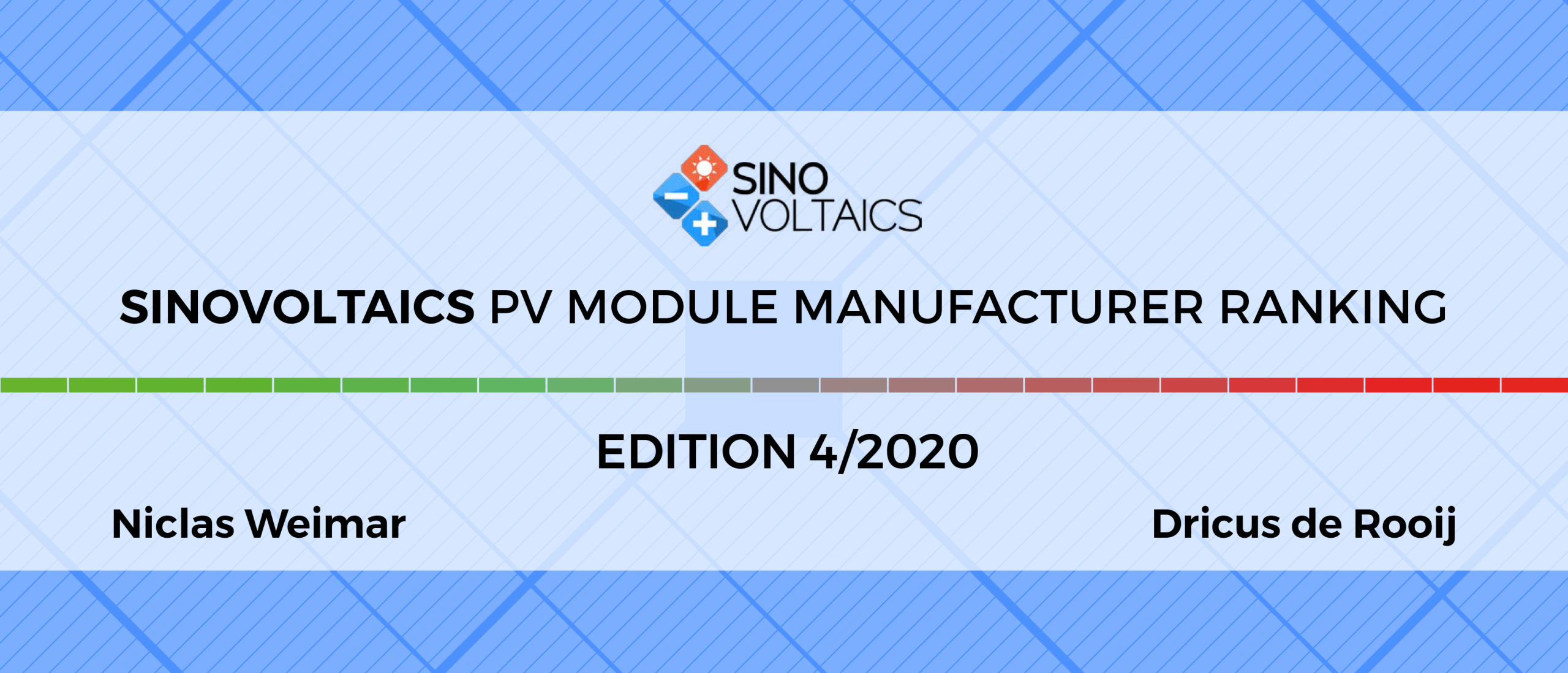 Sinovoltaics Ranking Reports: Edition 4-2020