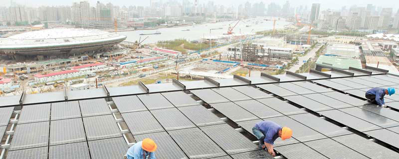 Shanghai Expo 2010 solar BIPV installations