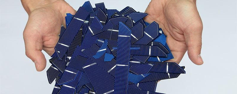 Broken solar cells - applications and recycling