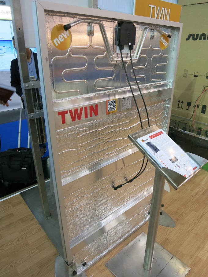 Sunerg Twin hybrid solar module: thermal and PV in one