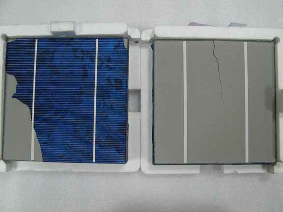 Broken solar cells packaging
