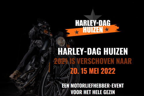 Vind ons op de Harleydag in Huizen