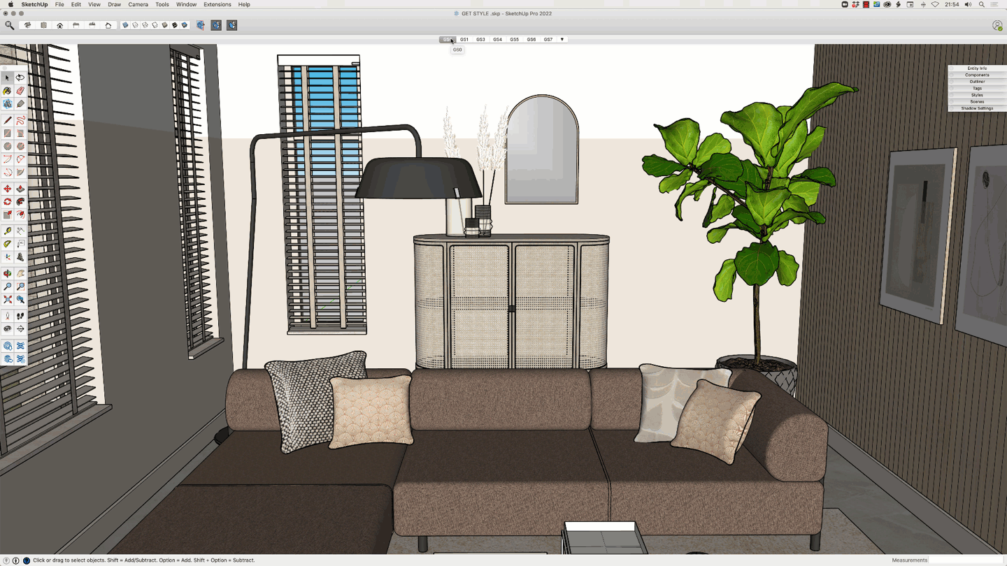 GET STYLE - Sketchup