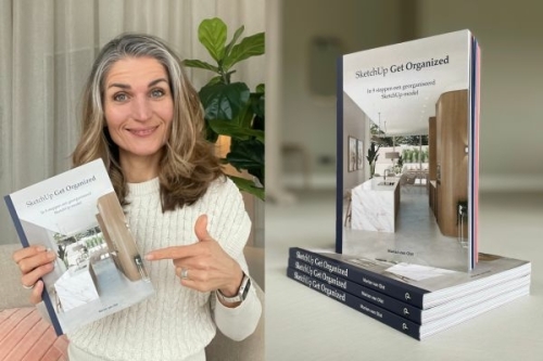 Marian met boek SketchUp Get Organized