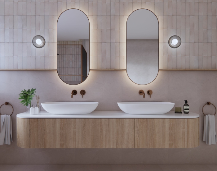 Japandi badkamer - SketchUp Plaza