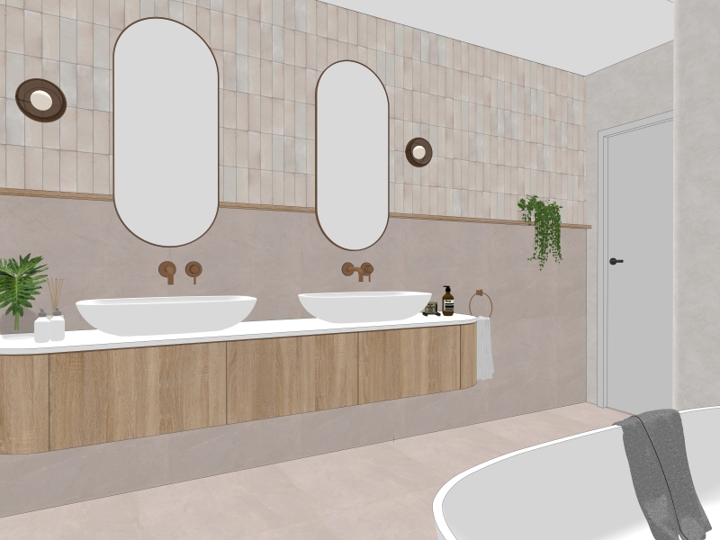SketchUp tekening Badkamer getekend door SketchUp Plaza
