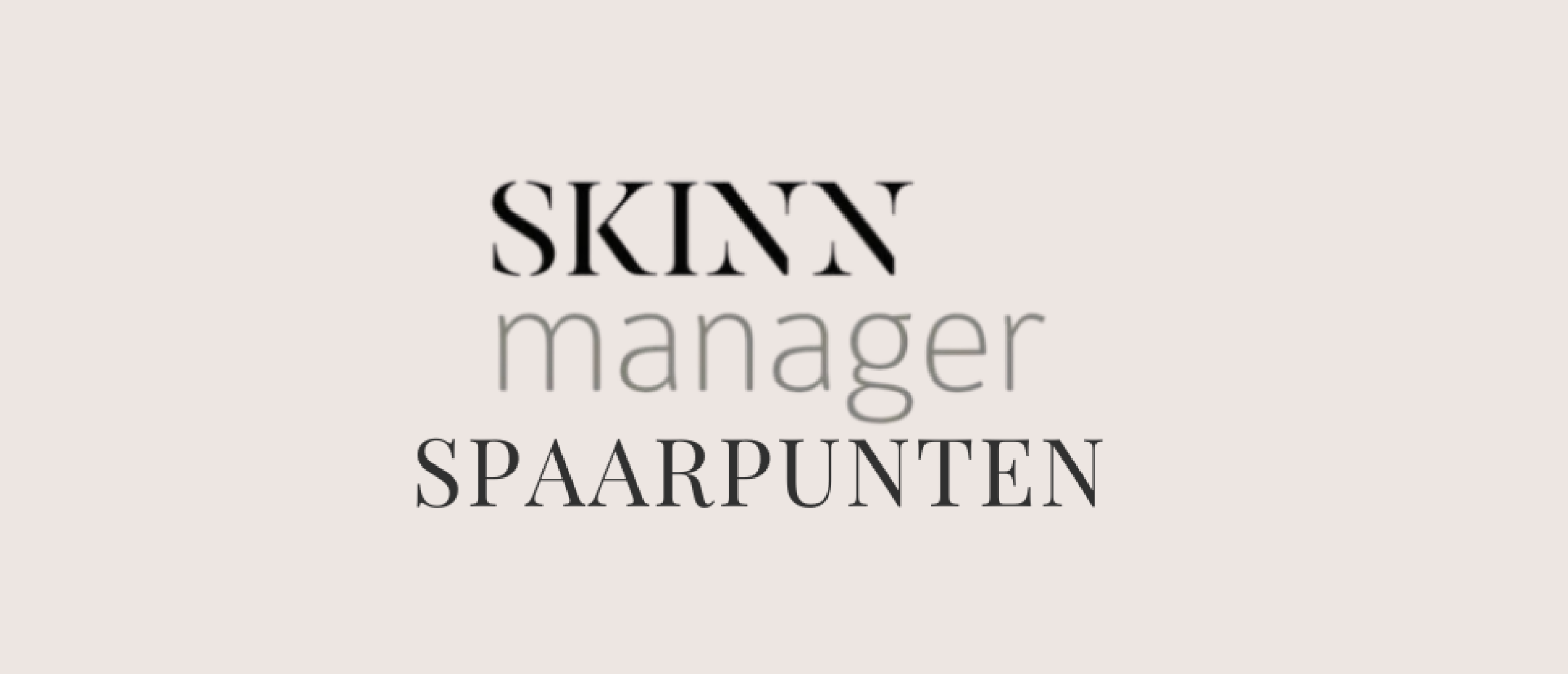 Skinn Manager spaarpunten
