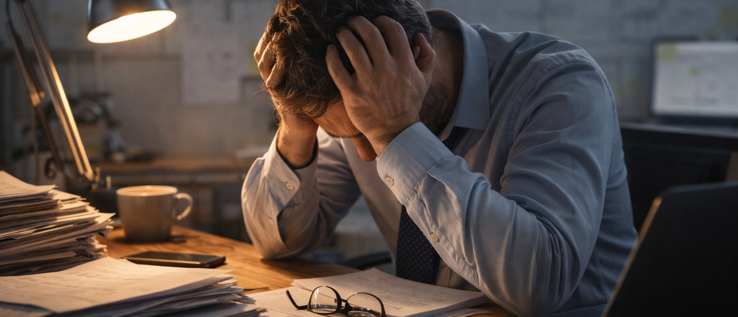 Chronische overbelasting bij werkende volwassene die blijft doorgaan