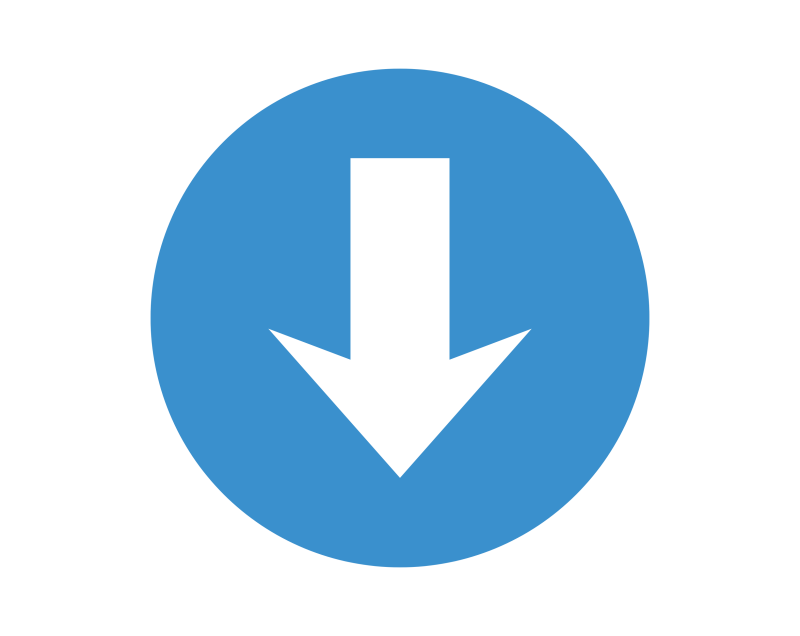 Naar beneden wijzende pijl