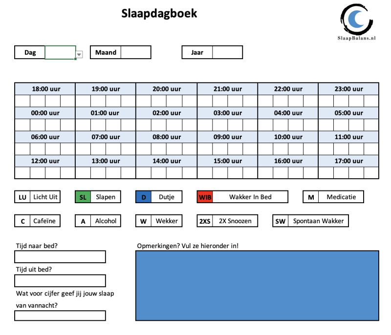 slaapdagboek-slaapbalans