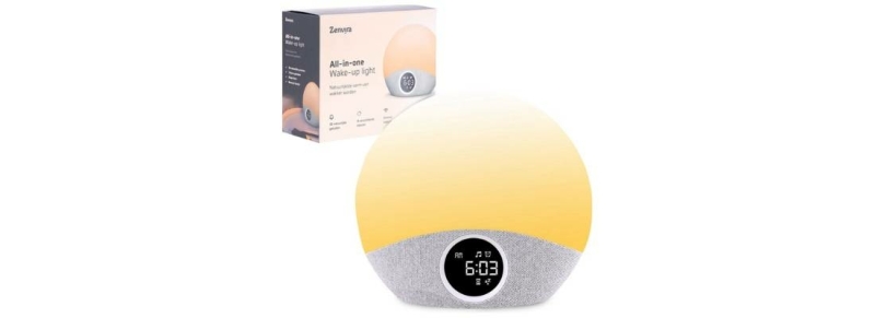 zenvira wake up light best getest