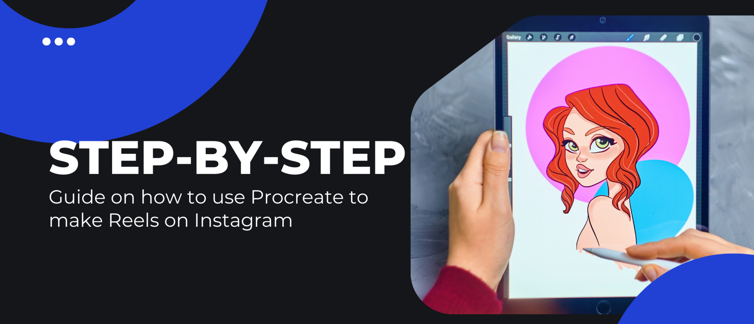 step-by-step guide on how to use Procreate for tattoo reels on Instagram.