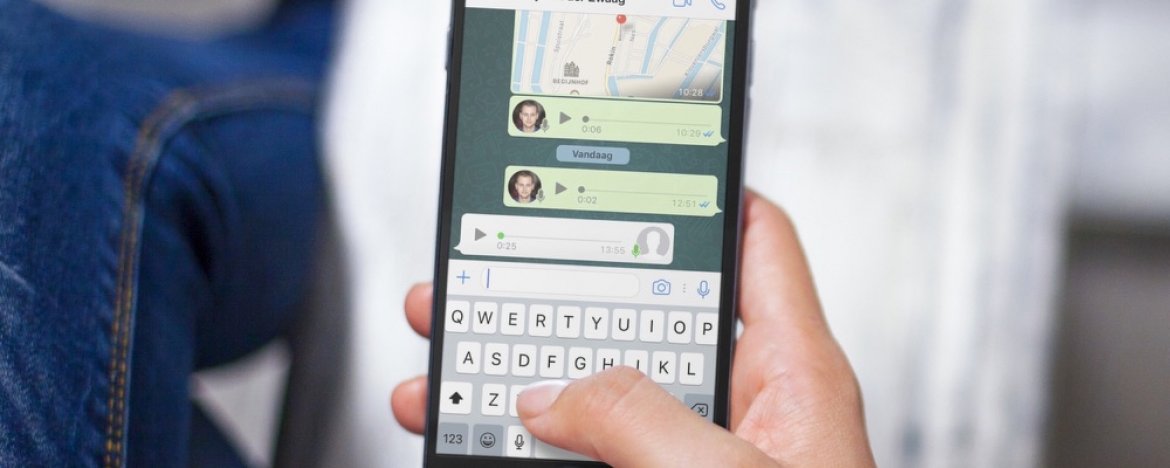 Het versturen van spraakberichten in WhatsApp wordt populairder