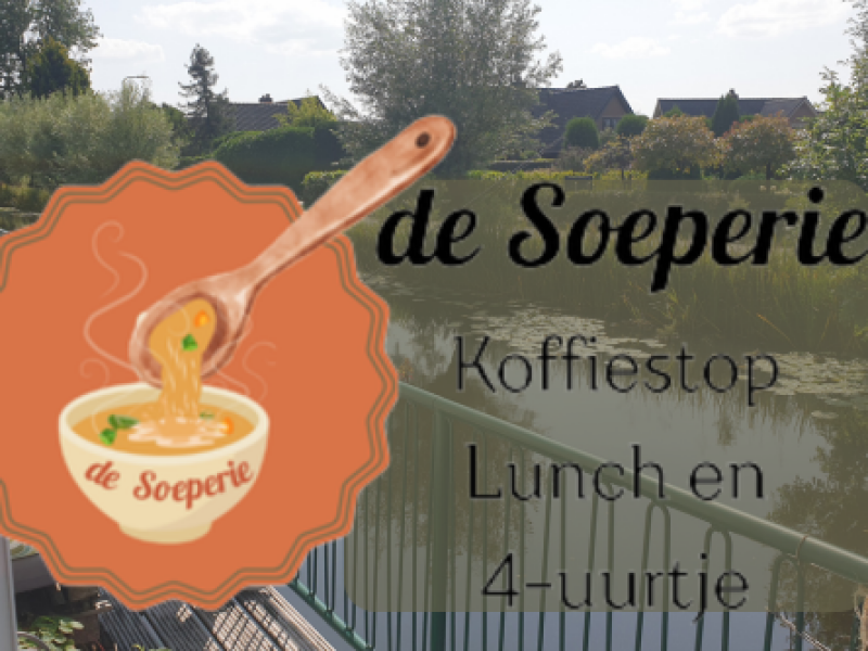 Lunch of koffiestop aan het water tijdens je wandeling, fietstocht of motorroute