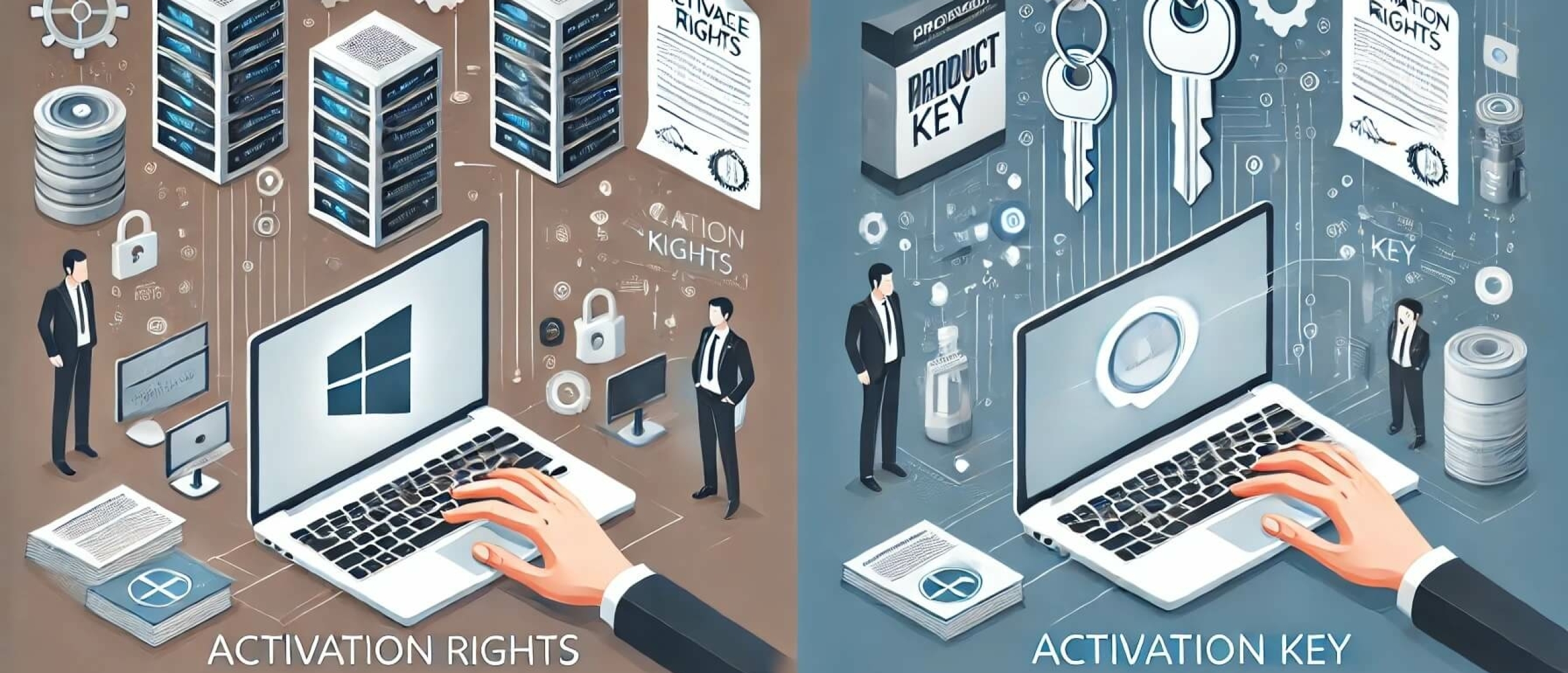 Právo na Aktivaci vs Aktivační Klíč