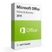 krabice produktu Microsoft Office Home & Business 2019