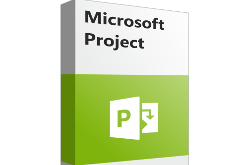 krabice produktu Microsoft Project