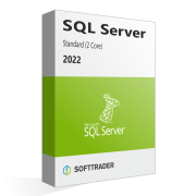 krabice výrobku Microsoft SQL Server Standard 2022 2 Core