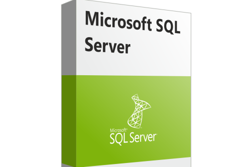 krabice produktu SQL Server