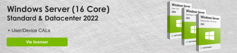 købe Windows Server (16 Core) Standard & Datacenter 2022