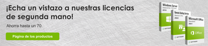 Echa un vistazo a nuestras licencias de segunda mano banner