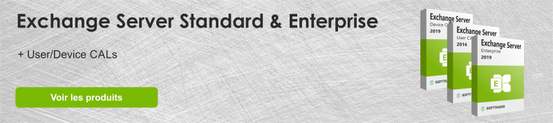 Bannière de blog Exchange Server Standard & Enterprise