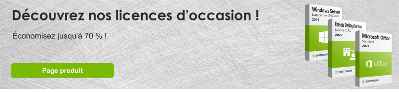 Découvrez nos licences d'occasion banner