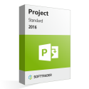 Scatola del prodotto Microsoft Project 2016 Standard