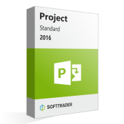 Scatola del prodotto Microsoft Project 2016 Standard