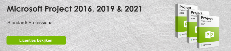 Softtrader Banner Microsoft Project 2016, 2019 & 2021