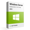 Dekorativ bild av Windows Server 2019 Datacenter (16 Core)