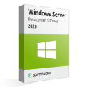 Dekorativ bild av windows server 2025 datacentern 2 core