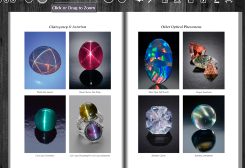 Basic Gemmology pagina voorbeeld