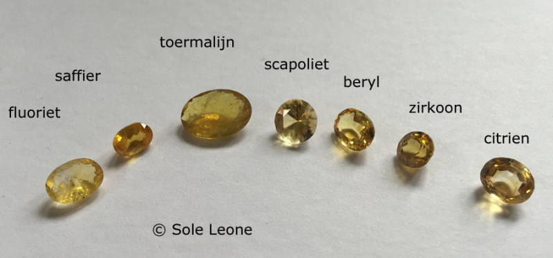 yellow gemstones